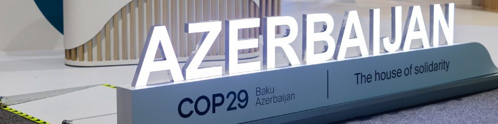COP29 Azerbaijan sign