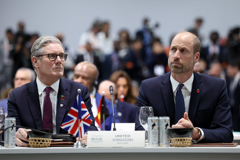 Prime Minister Keir Starmer and HRH Prince William attends the Belem Climate Summit, November 2025